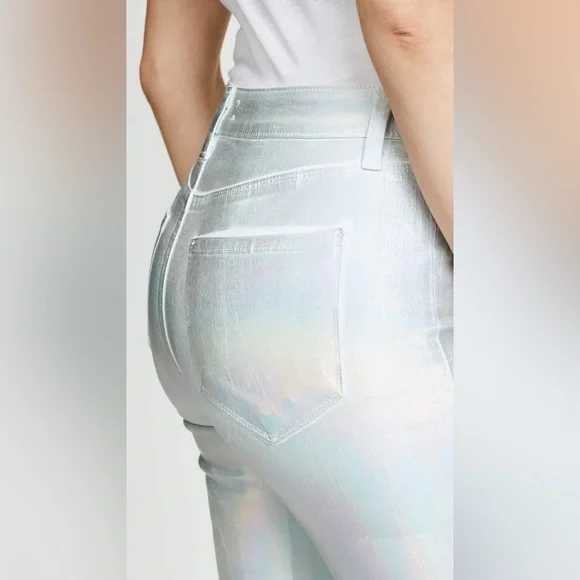 L’AGENCE Margot Skinny Jeans (Metallic)